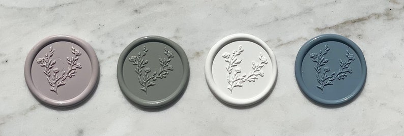 set of wax seals in different colors
