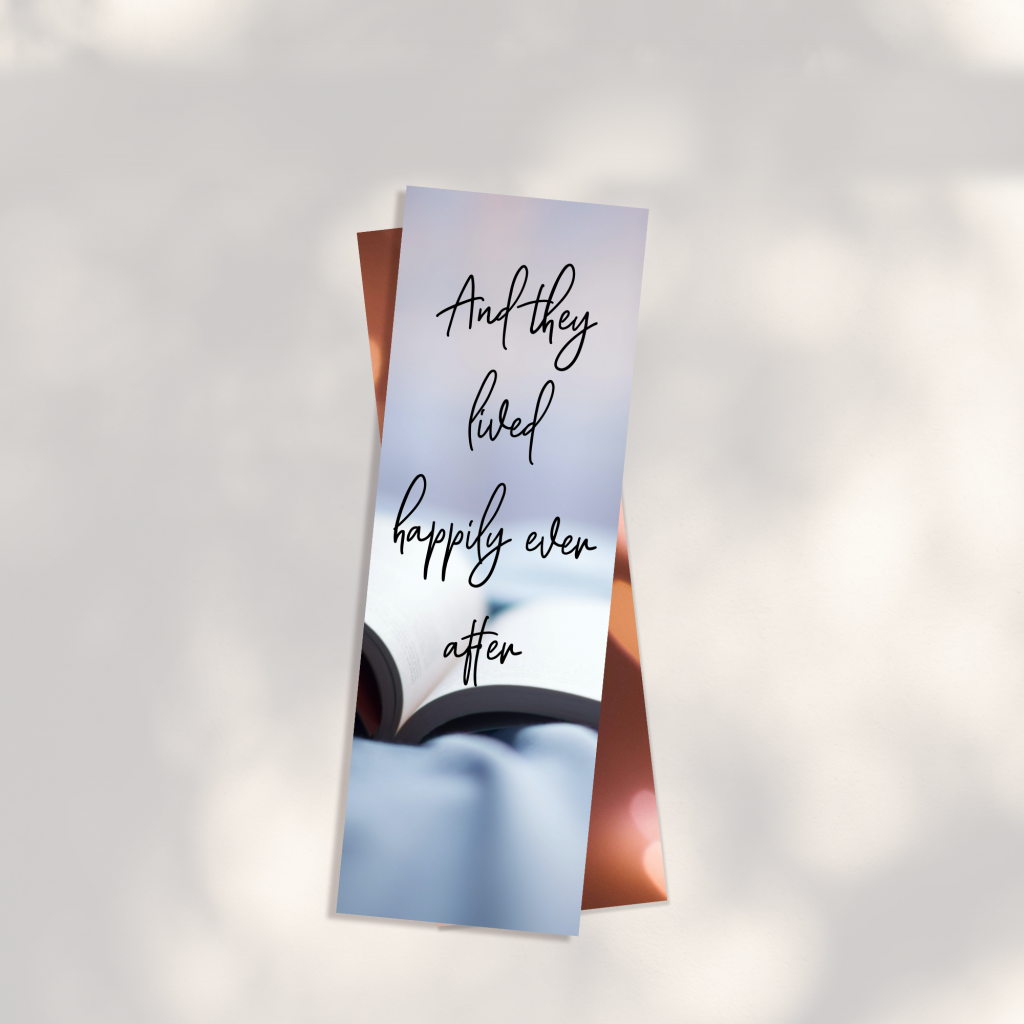 bookmarks that say "and they lived happily ever after"
